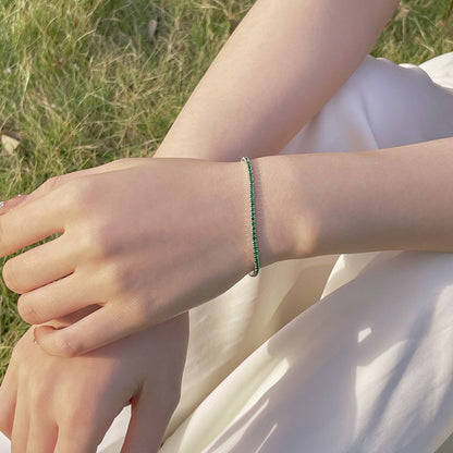 [CiCi]Radiant Colorful Round Cut Party Bracelet