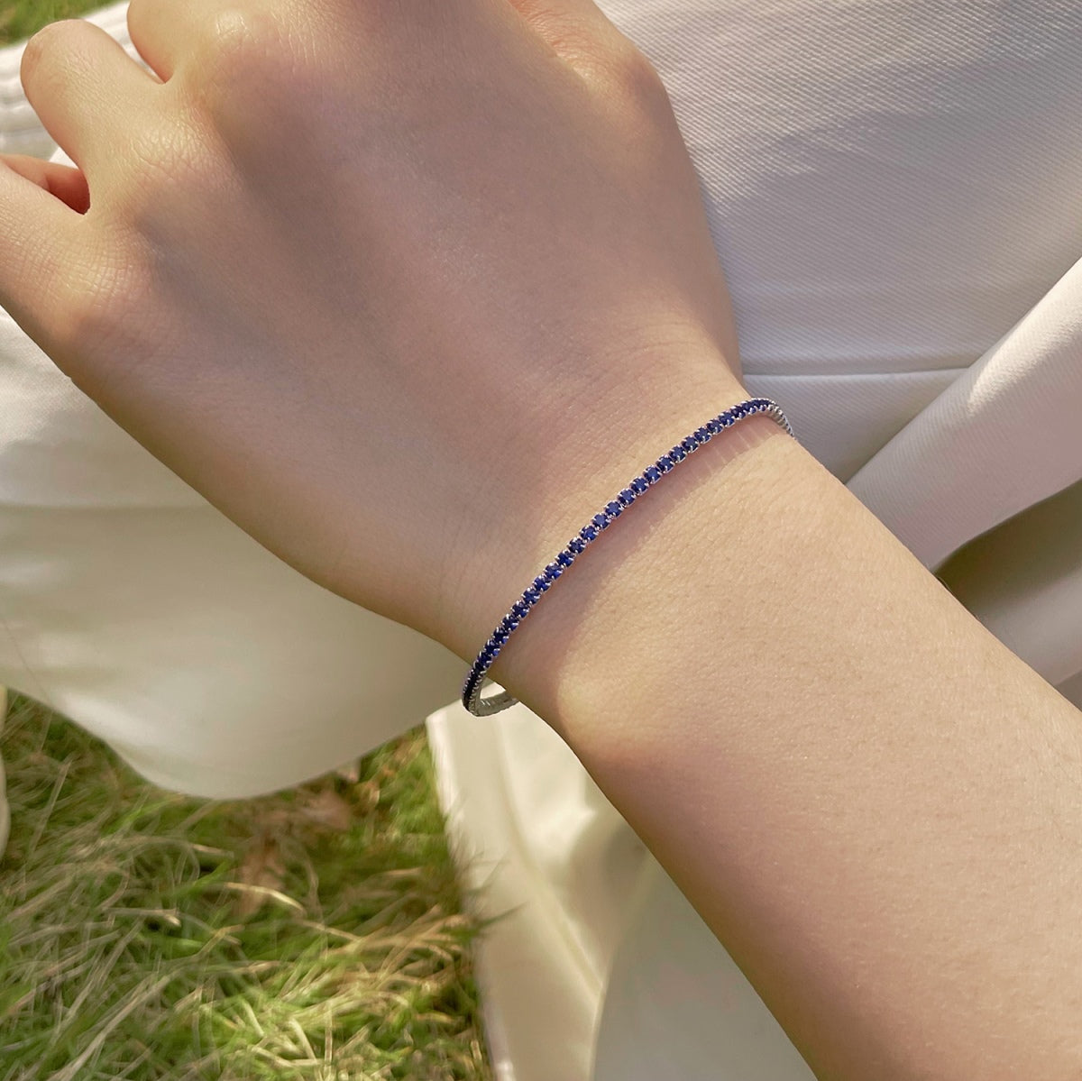 [CiCi]Radiant Colorful Round Cut Party Bracelet