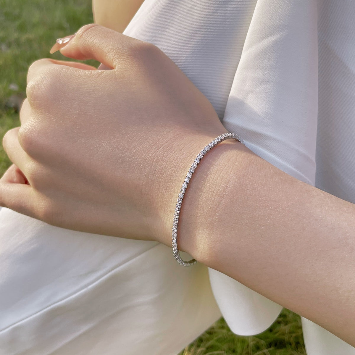 [CiCi]Radiant Colorful Round Cut Party Bracelet