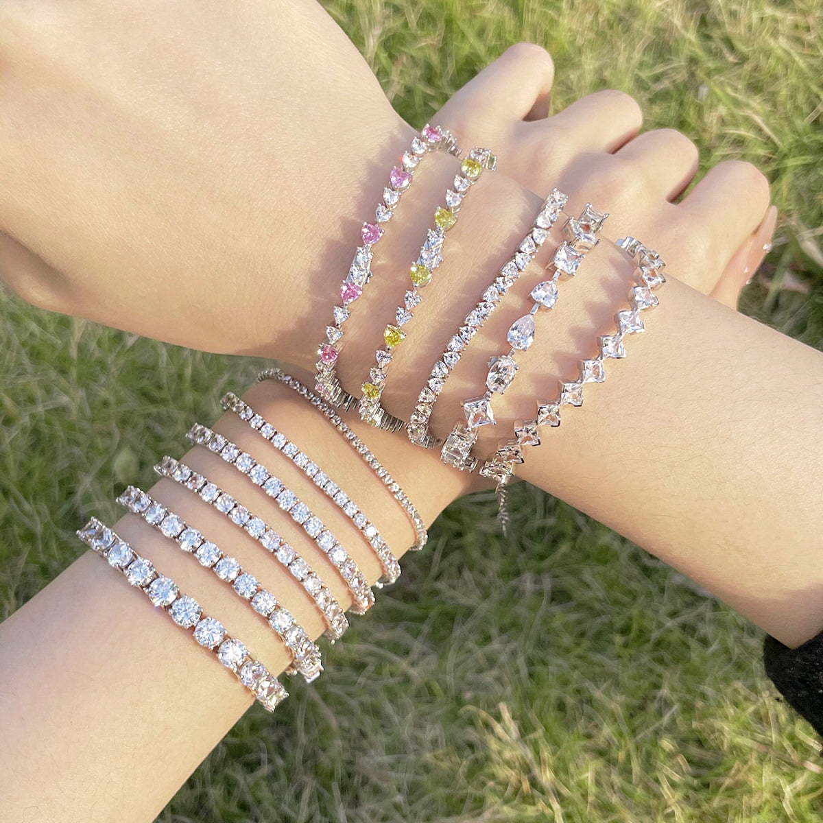 [CiCi]Unique Exquisite Multi Cut Daily Bracelet