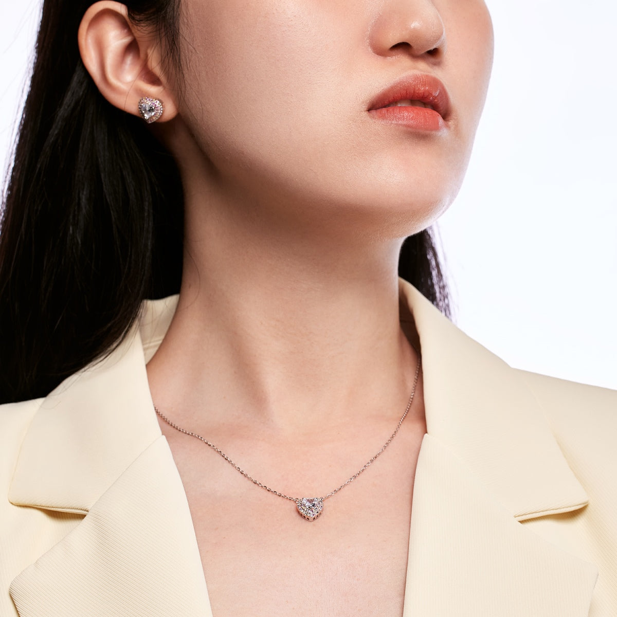 [CiCi]Exquisite Heart Shape Necklace