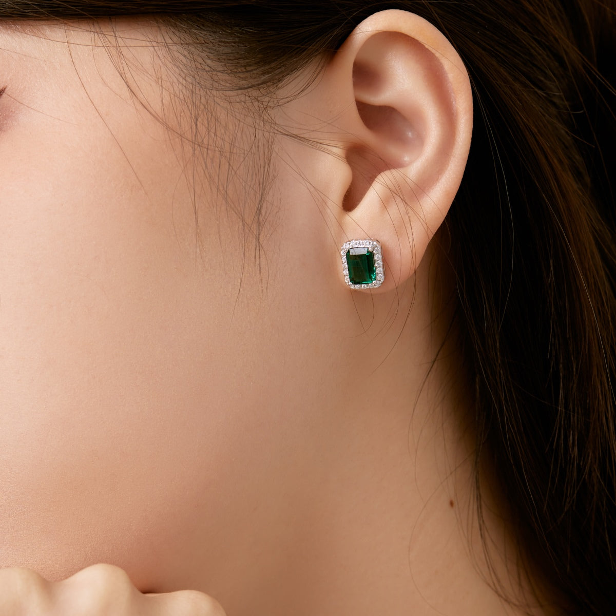 [CiCi]Luxurious Dainty Emerald Cut Banquet Earrings