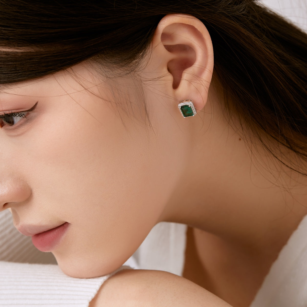 [CiCi]Luxurious Dainty Emerald Cut Banquet Earrings
