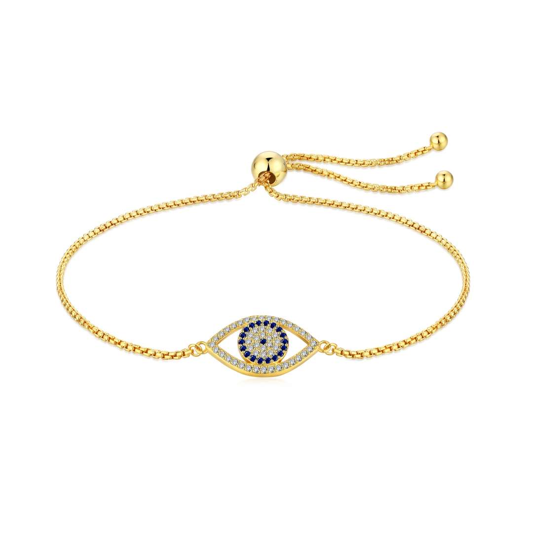 [CiCi]Dazzling Eye Shape Necklace