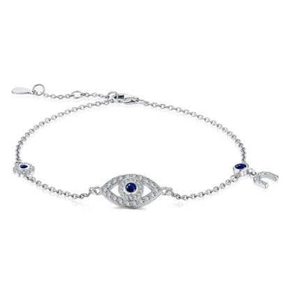 [CiCi]Dainty Eye Shape Necklace
