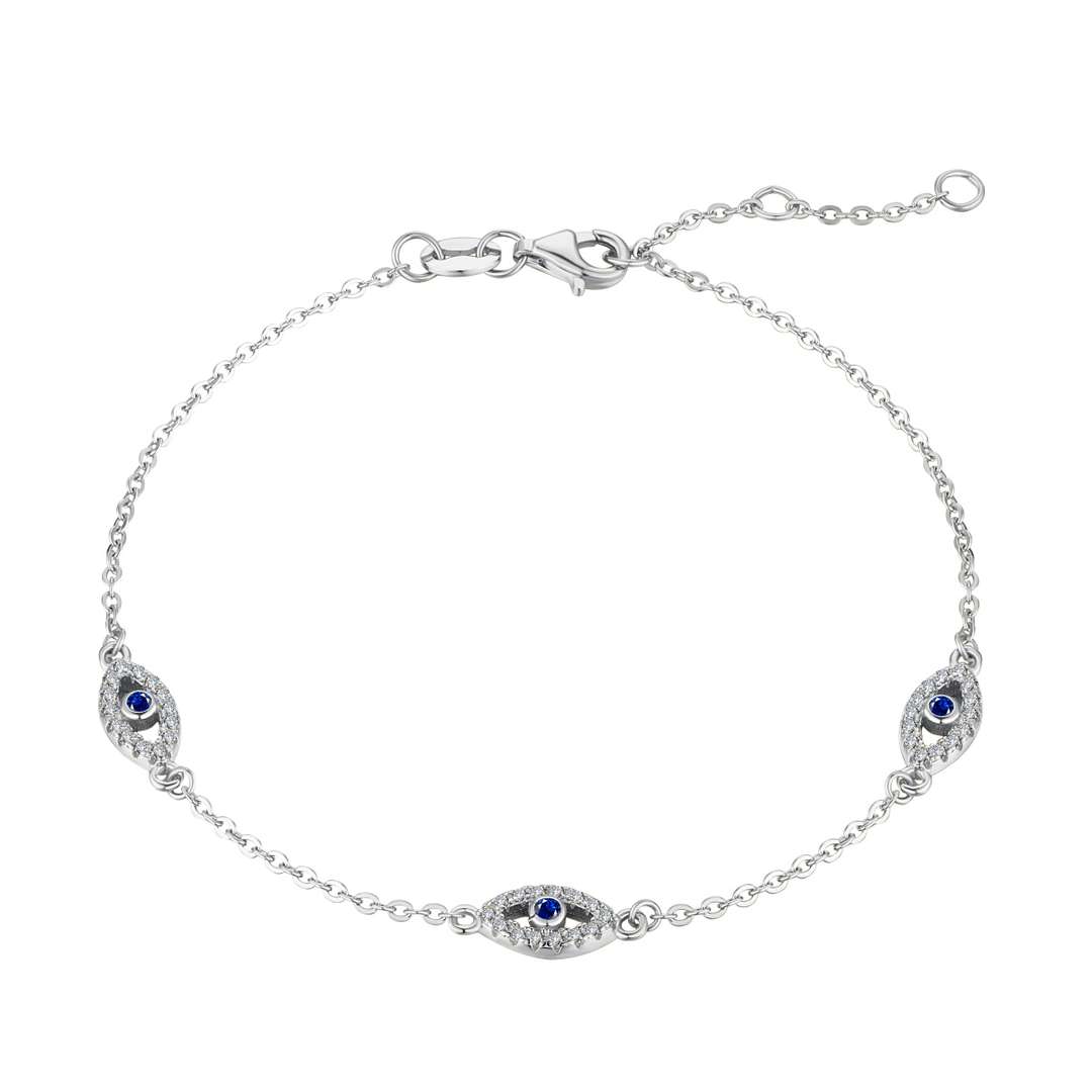 [CiCi]Evil Eye Shape Pendent Necklace