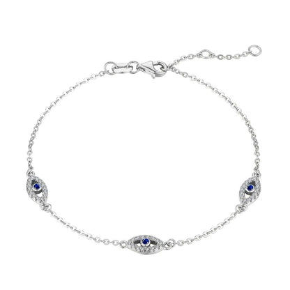 [CiCi]Evil Eye Shape Pendent Necklace
