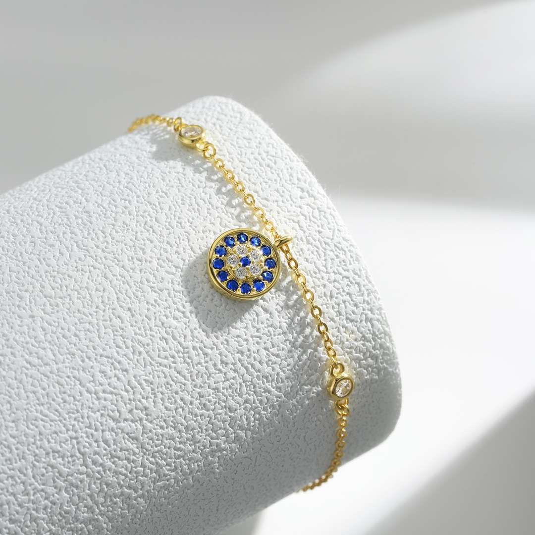 [CiCi]Devil's Eye Round Shape Bracelet