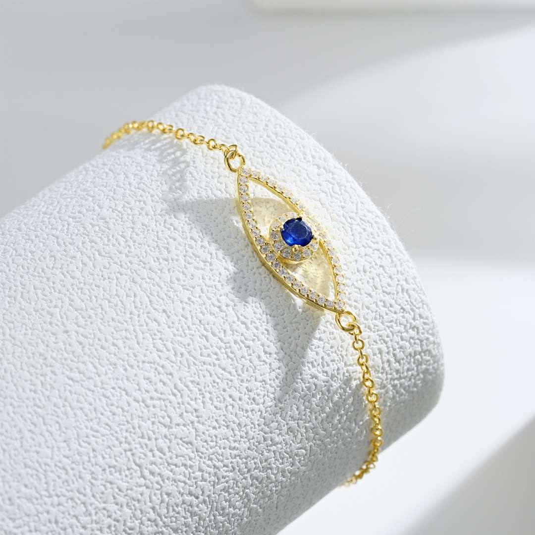 [CiCi]Devil's Eye Hollow Design Bracelet