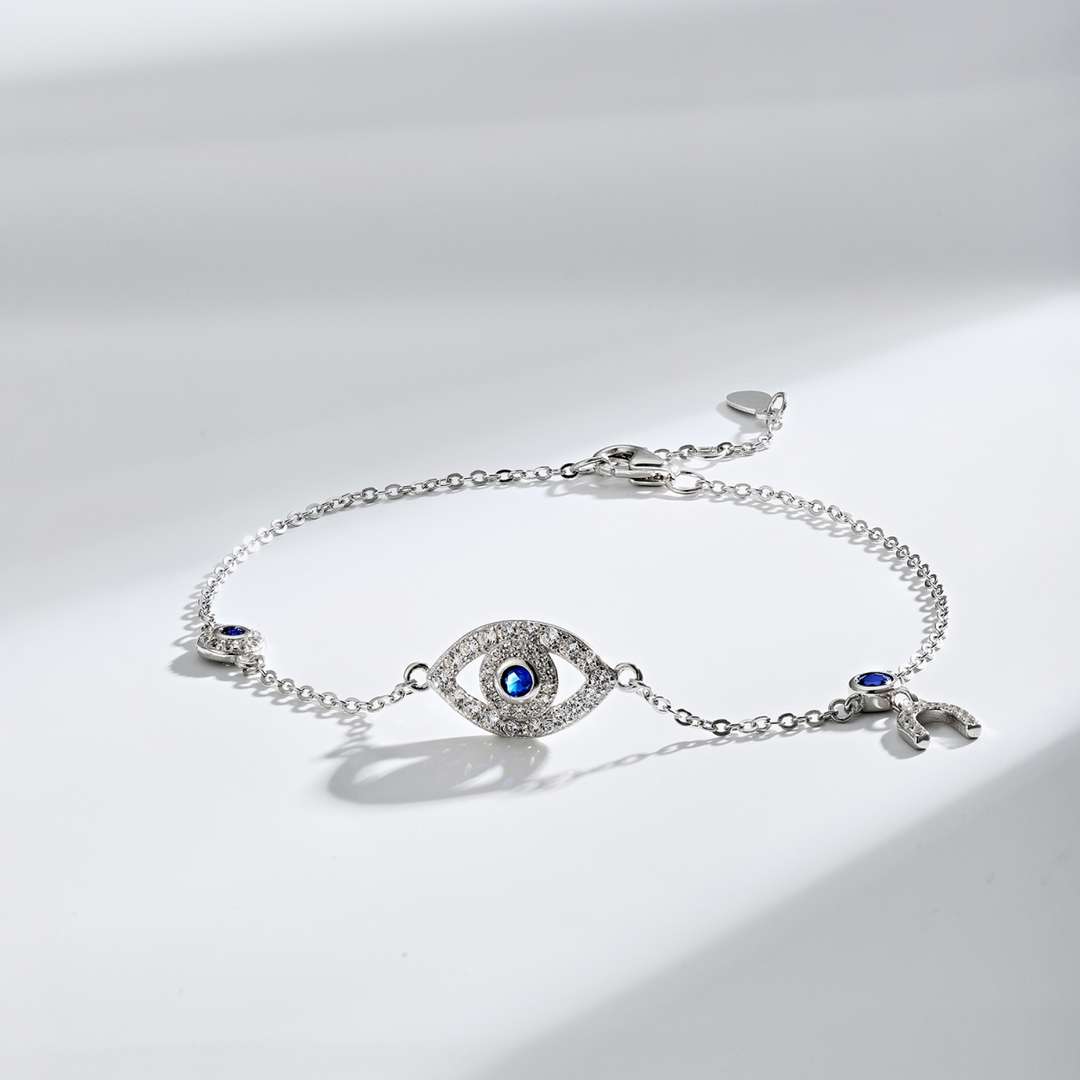 [CiCi]Dainty Eye Shape Necklace