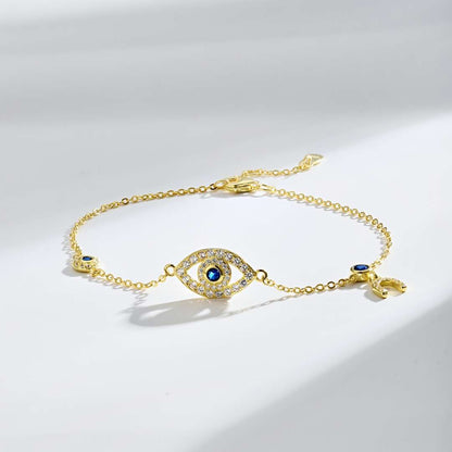 [CiCi]Dainty Eye Shape Necklace