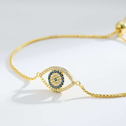 [CiCi]Dazzling Eye Shape Necklace