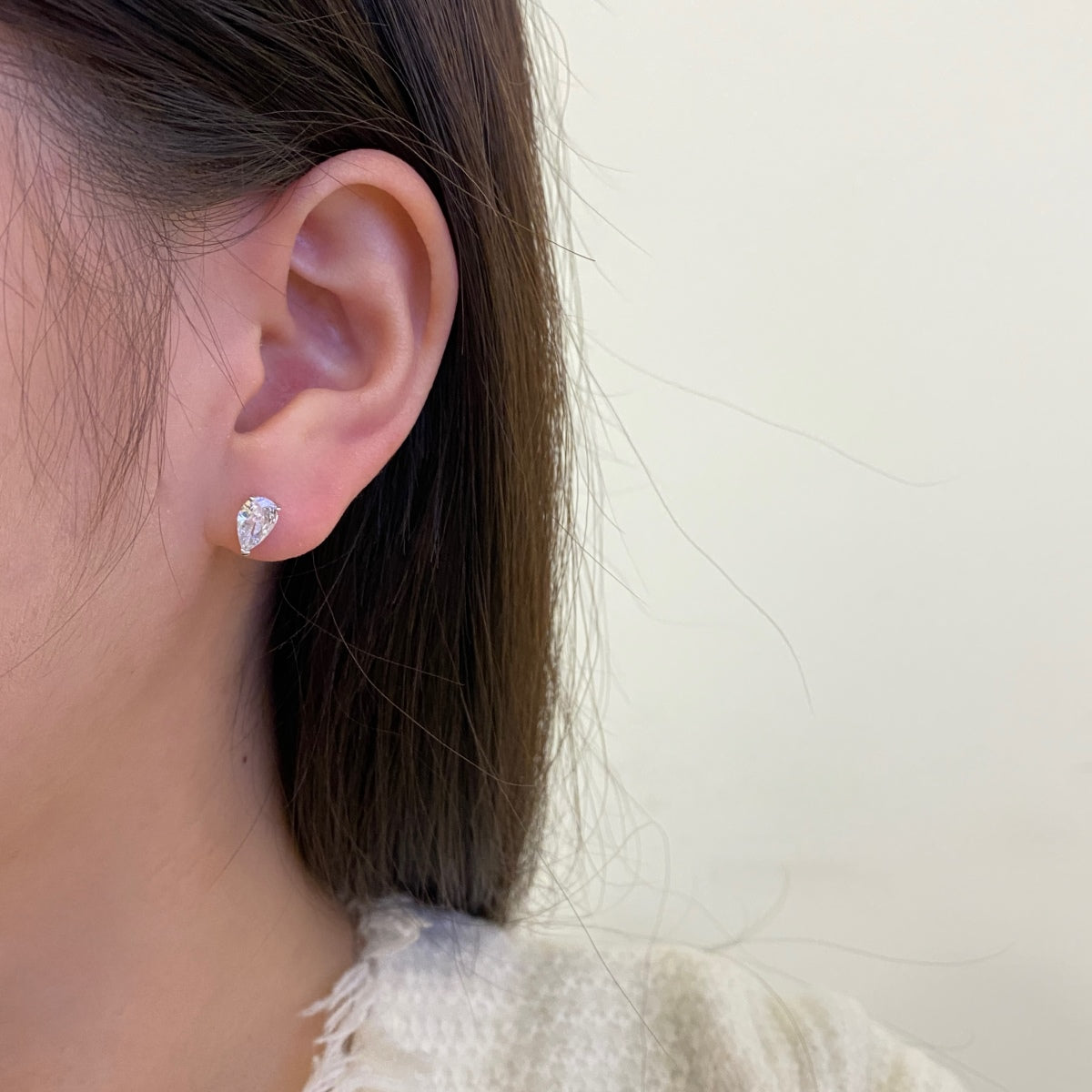 [CiCi]Ornate Water Drop Shape Earrings