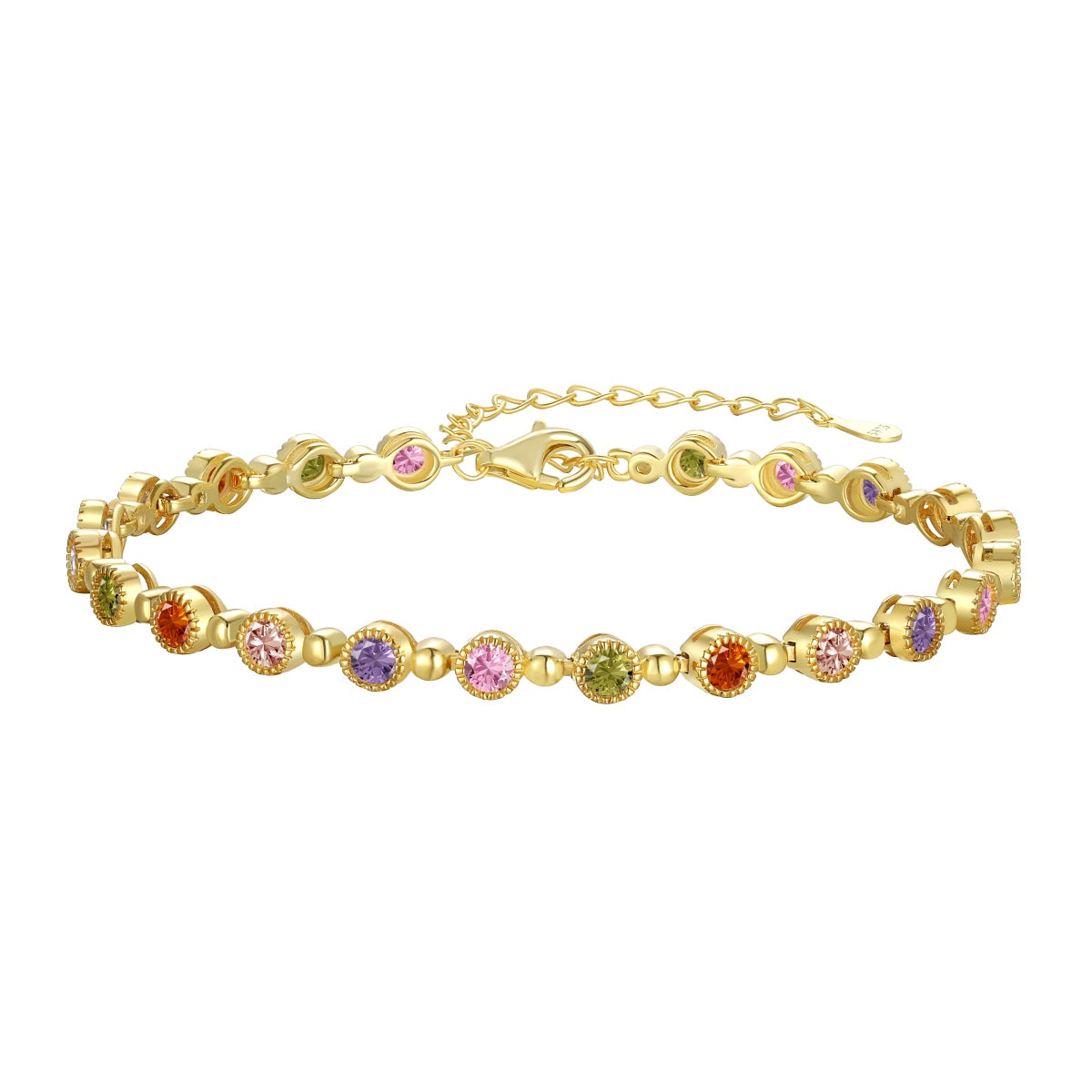 [CiCi]Sparkling Exquisite Round Cut Party Bracelet