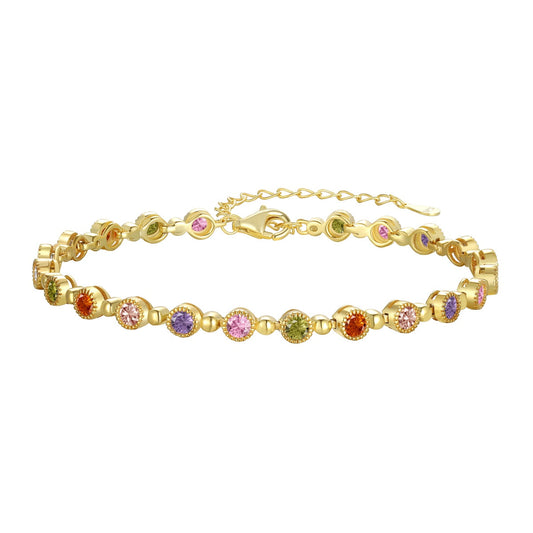 [CiCi]Sparkling Exquisite Round Cut Party Bracelet