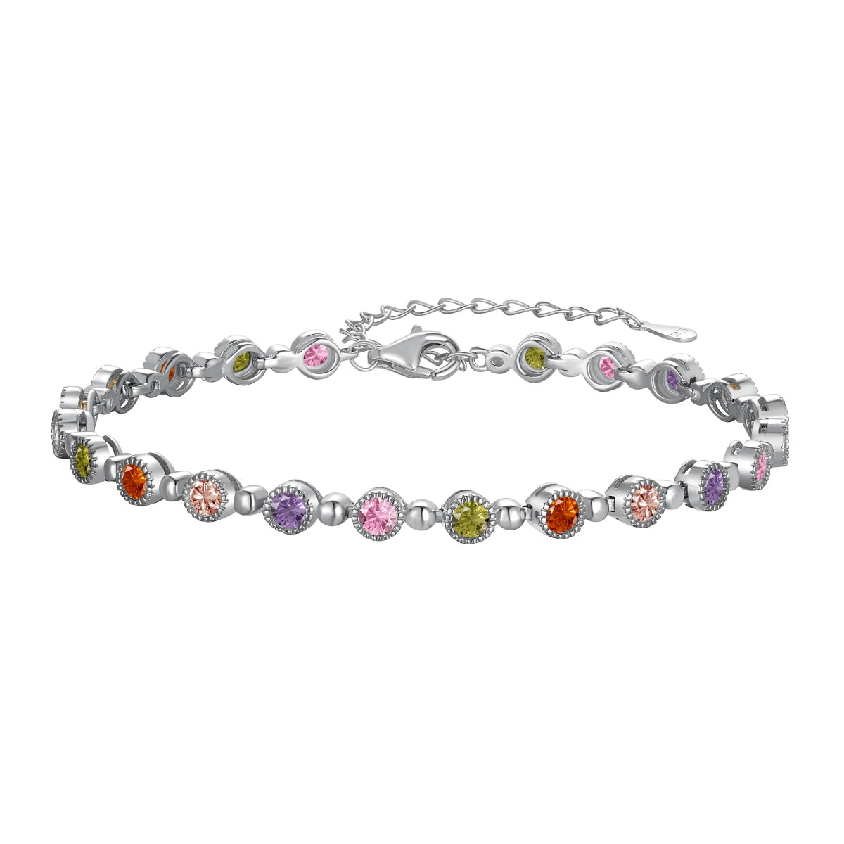 [CiCi]Sparkling Exquisite Round Cut Party Bracelet