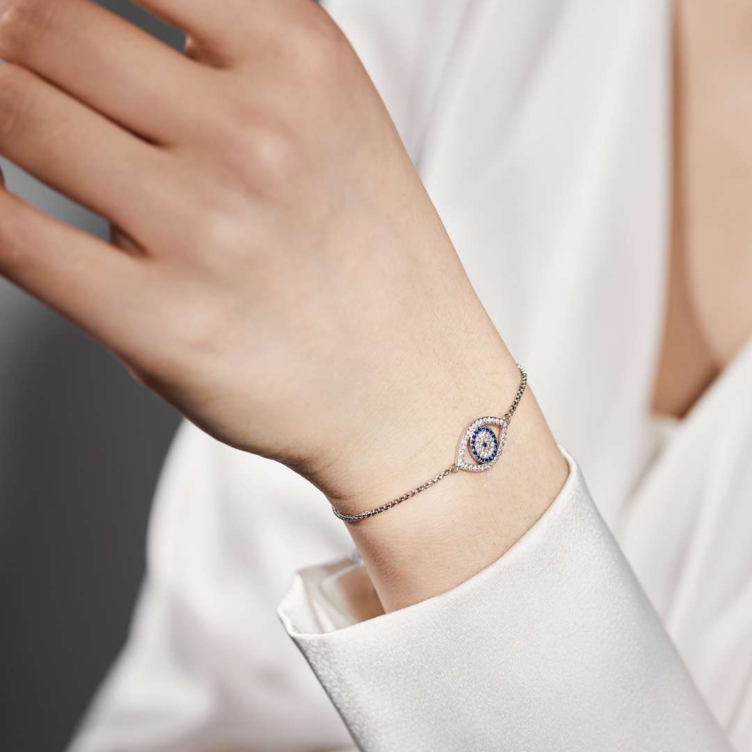 [CiCi]Dazzling Eye Shape Necklace