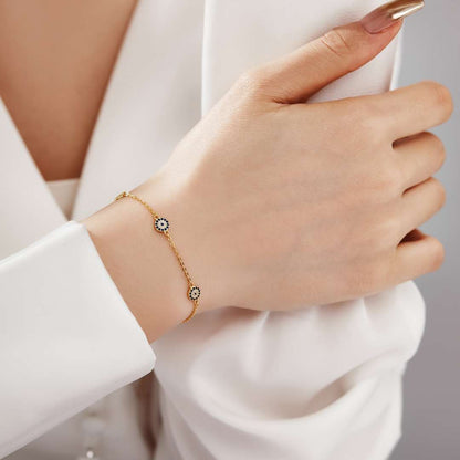 [CiCi]Delicate Round Shape Pendent Necklace