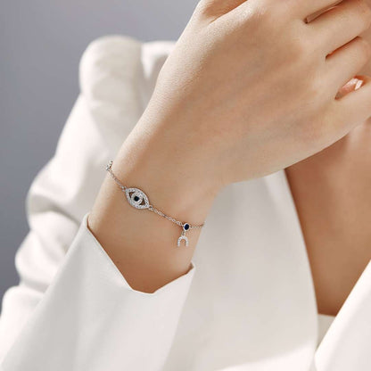 [CiCi]Dainty Eye Shape Necklace