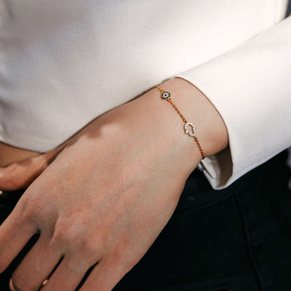 [CiCi]Gost Shape & Round Shape Necklace
