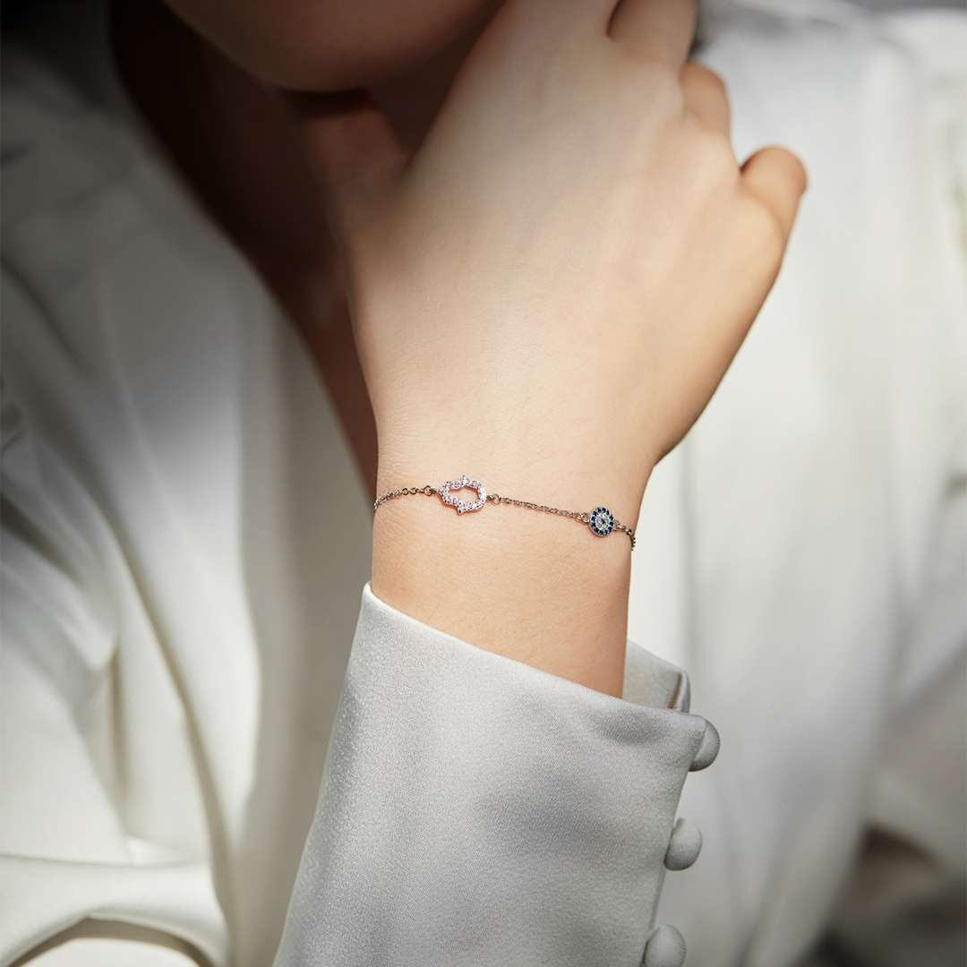 [CiCi]Gost Shape & Round Shape Necklace
