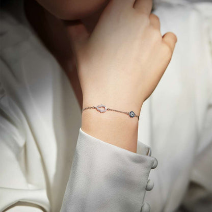 [CiCi]Gost Shape & Round Shape Necklace