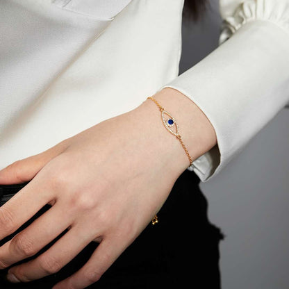 [CiCi]Devil's Eye Hollow Design Bracelet