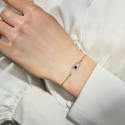 [CiCi]Devil's Eye Hollow Design Bracelet