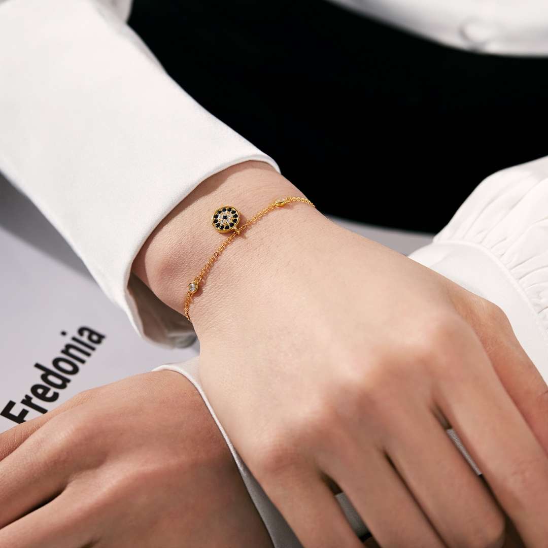 [CiCi]Devil's Eye Round Shape Bracelet
