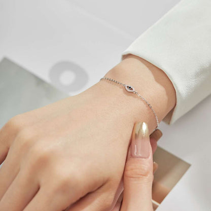 [CiCi]Evil Eye Shape Necklace