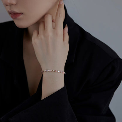 [CiCi]Sparkling Exquisite Round Cut Party Bracelet