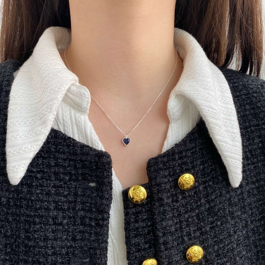 [CiCi]Ornate Heart Shape Necklace