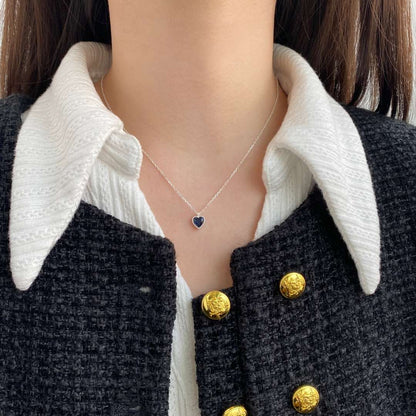 [CiCi]Ornate Heart Shape Necklace