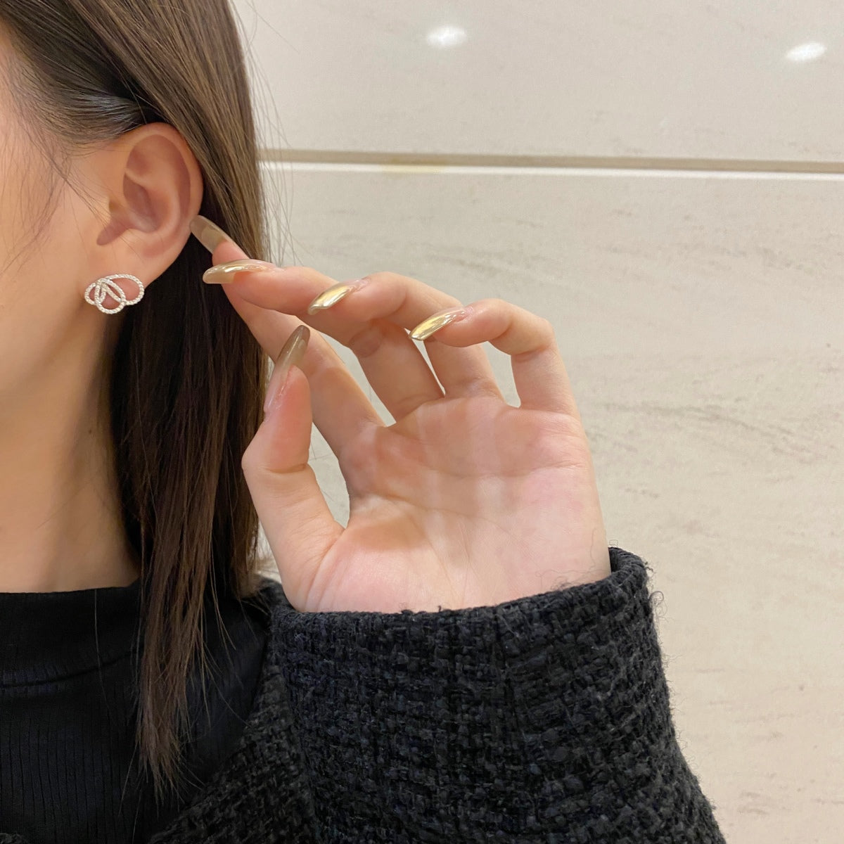 [CiCi]Exquisite Butterfly Shape Earrings