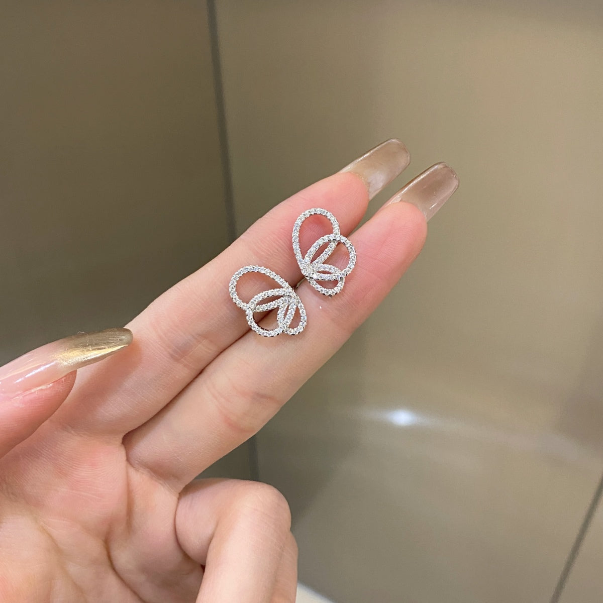 [CiCi]Exquisite Butterfly Shape Earrings