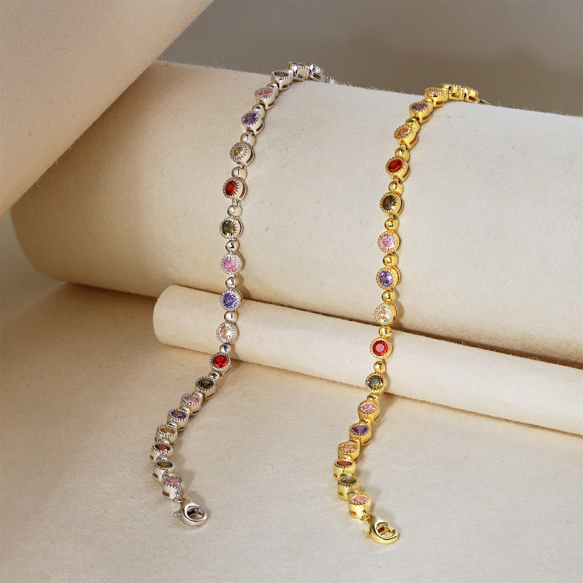 [CiCi]Sparkling Exquisite Round Cut Party Bracelet
