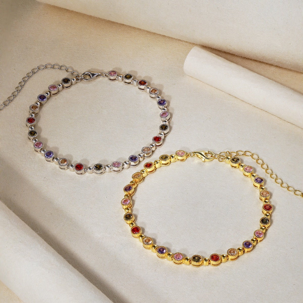 [CiCi]Sparkling Exquisite Round Cut Party Bracelet