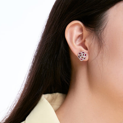 [CiCi]Exquisite Flower Shape Daily Earrings