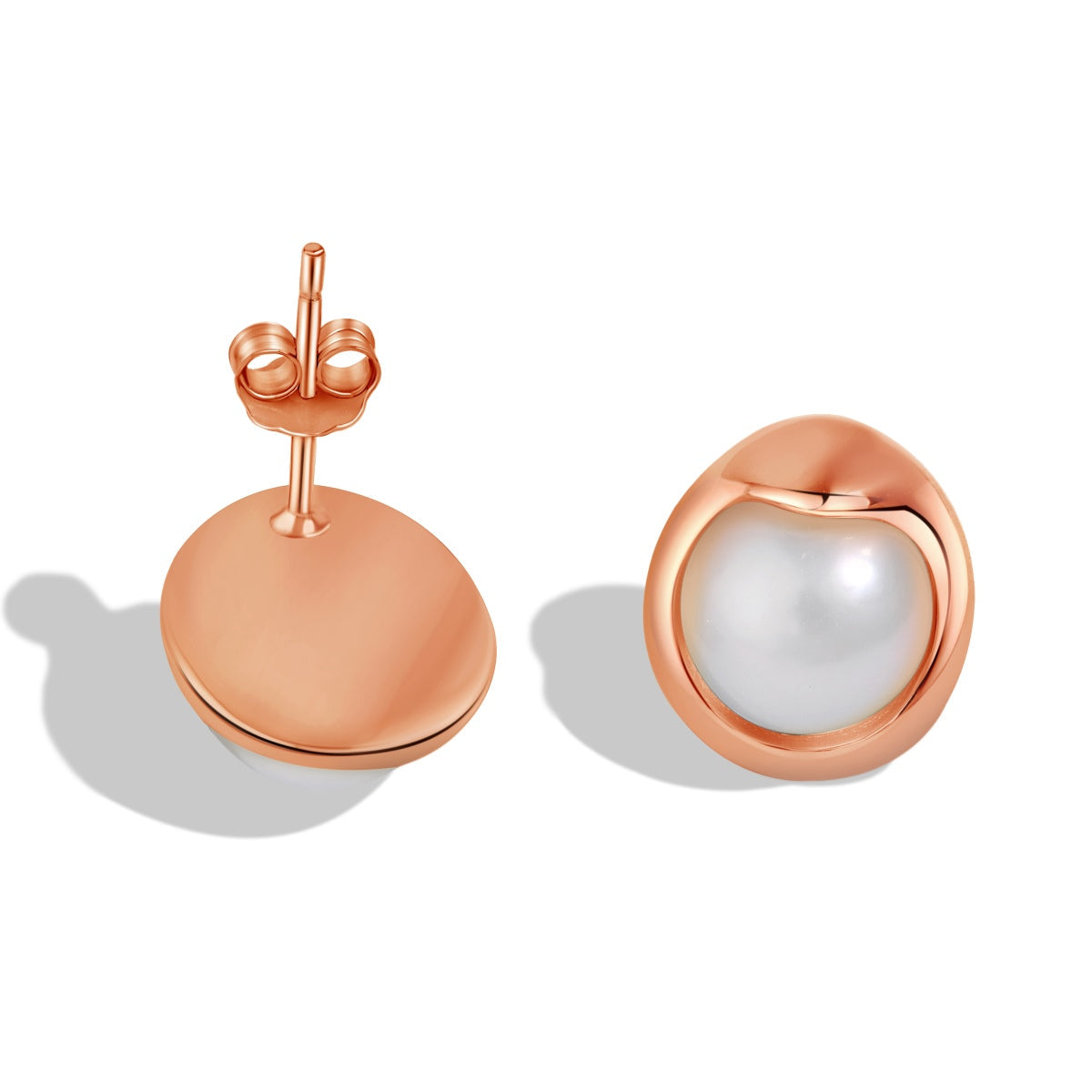 [CiCi]Dainty Bread Pearl Earrings