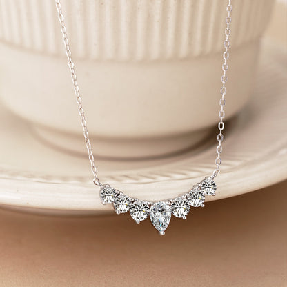 [CiCi]Dainty Colorful Heart Necklace