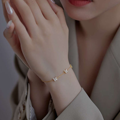 [CiCi]Radiant Butterfly Shape Necklace