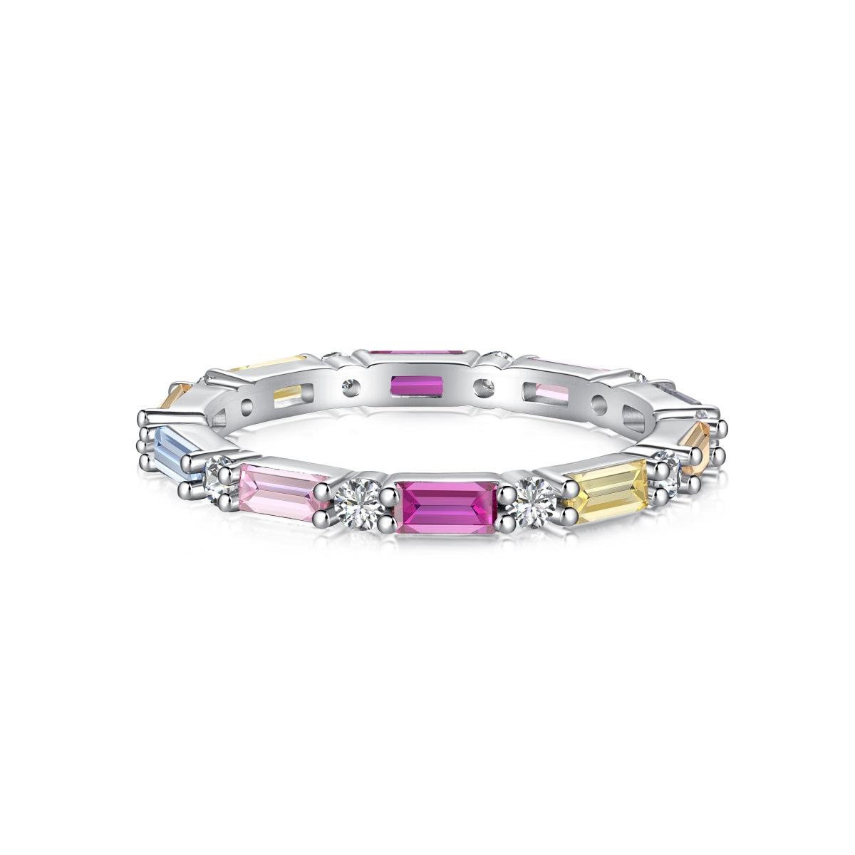 [CiCi]Lively In Shades Elegant Radiant Cut Daily Ring