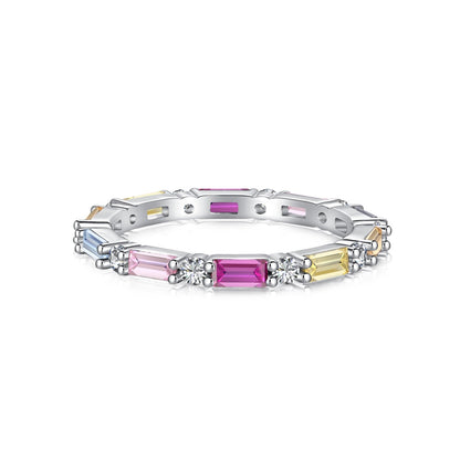 [CiCi]Lively In Shades Elegant Radiant Cut Daily Ring