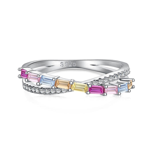 [CiCi]Energetic Elegant Radiant Cut Party Ring