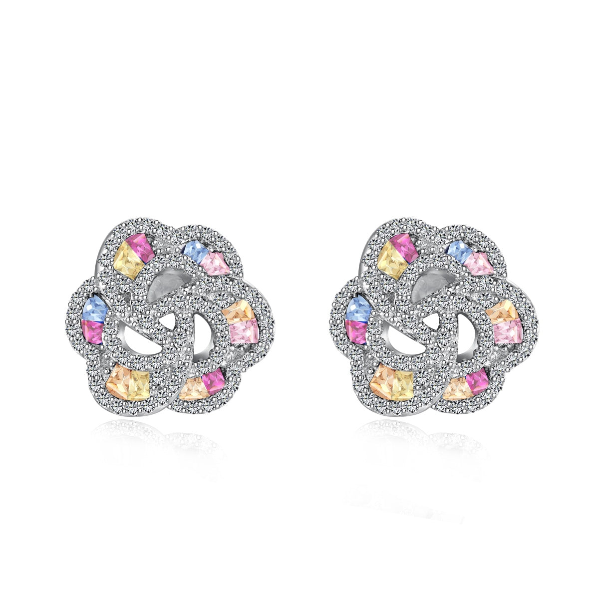 [CiCi]Exquisite Flower Shape Daily Earrings
