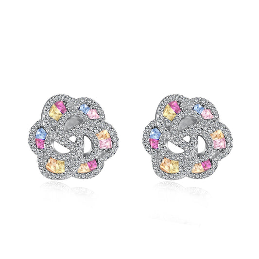 [CiCi]Exquisite Flower Shape Daily Earrings