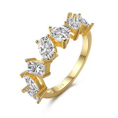 [CiCi]Delicate Multi Cut Ring