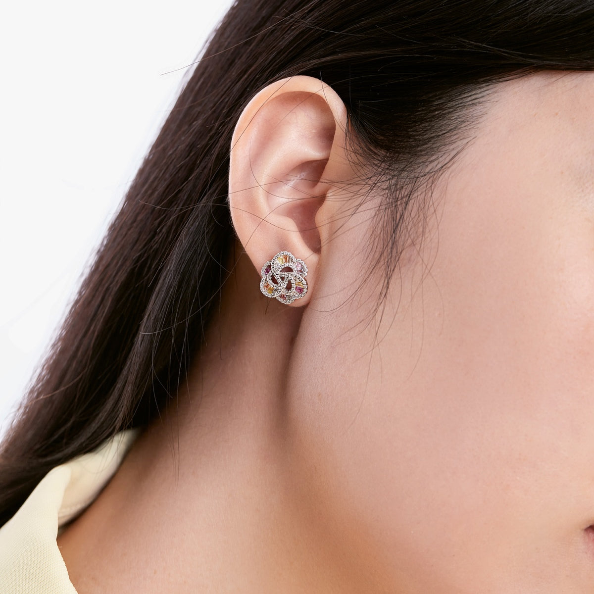 [CiCi]Exquisite Flower Shape Daily Earrings