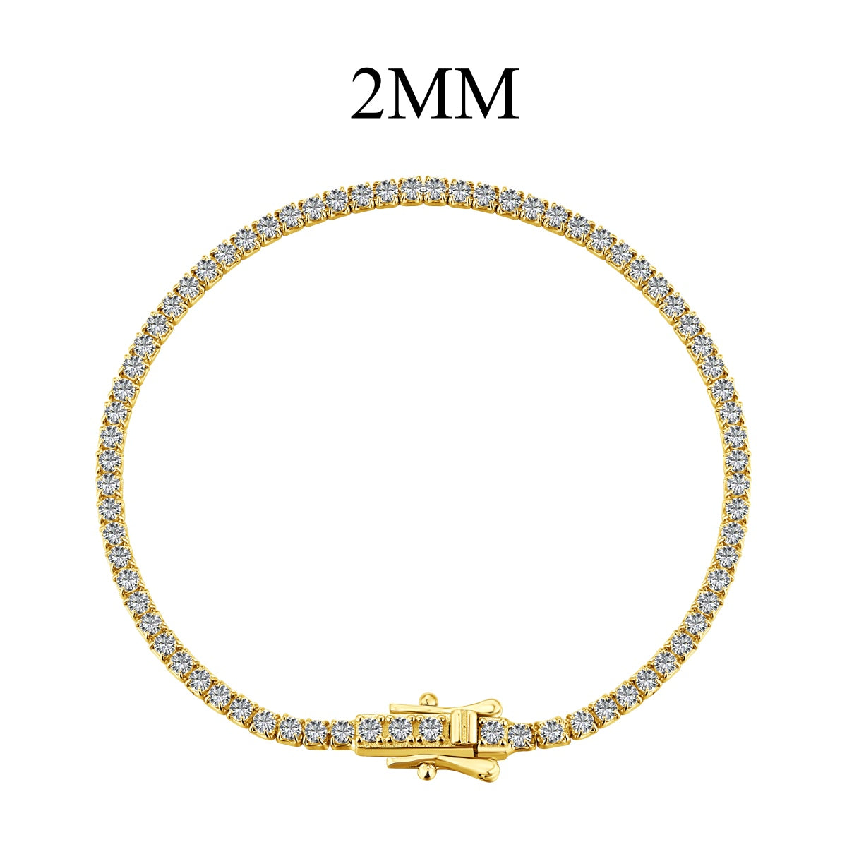 [CiCi]Radiant Colorful Round Cut Party Bracelet
