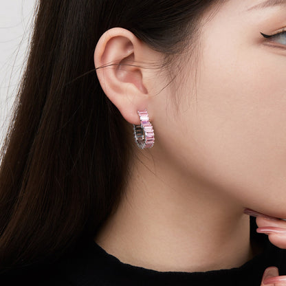 [CiCi]Radiant Heart Cutout Earrings